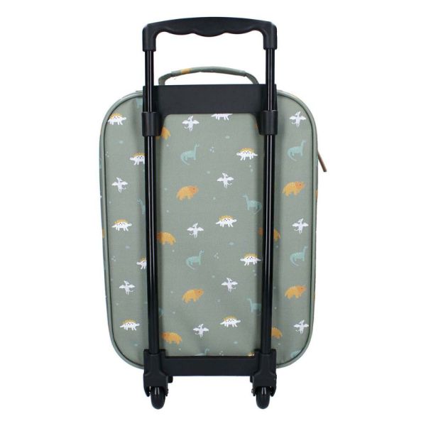 Valise à roulettes enfant dinosaures