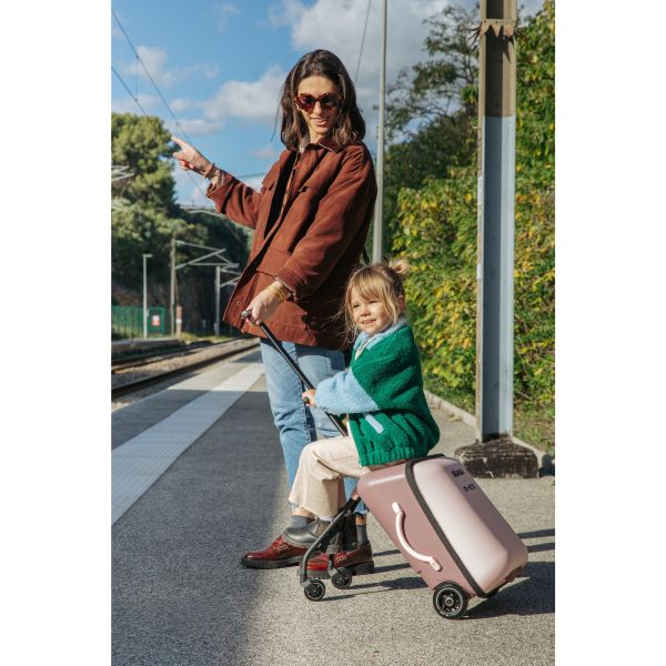 Valise cabine enfant avec assise Luggage Eazy 22L Guimauve