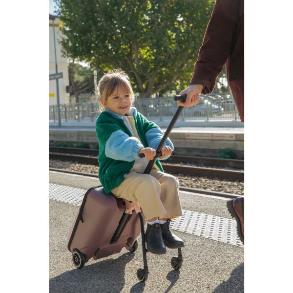Valise cabine enfant avec assise Luggage Eazy 22L Guimauve