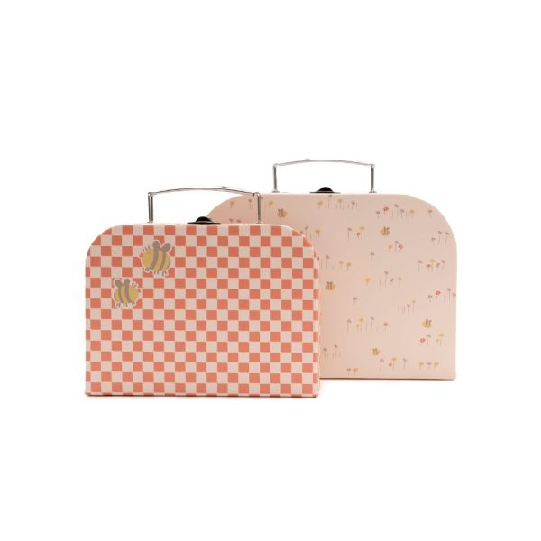 Lot de 2 valisettes à jouets enfant Pretty Picnic