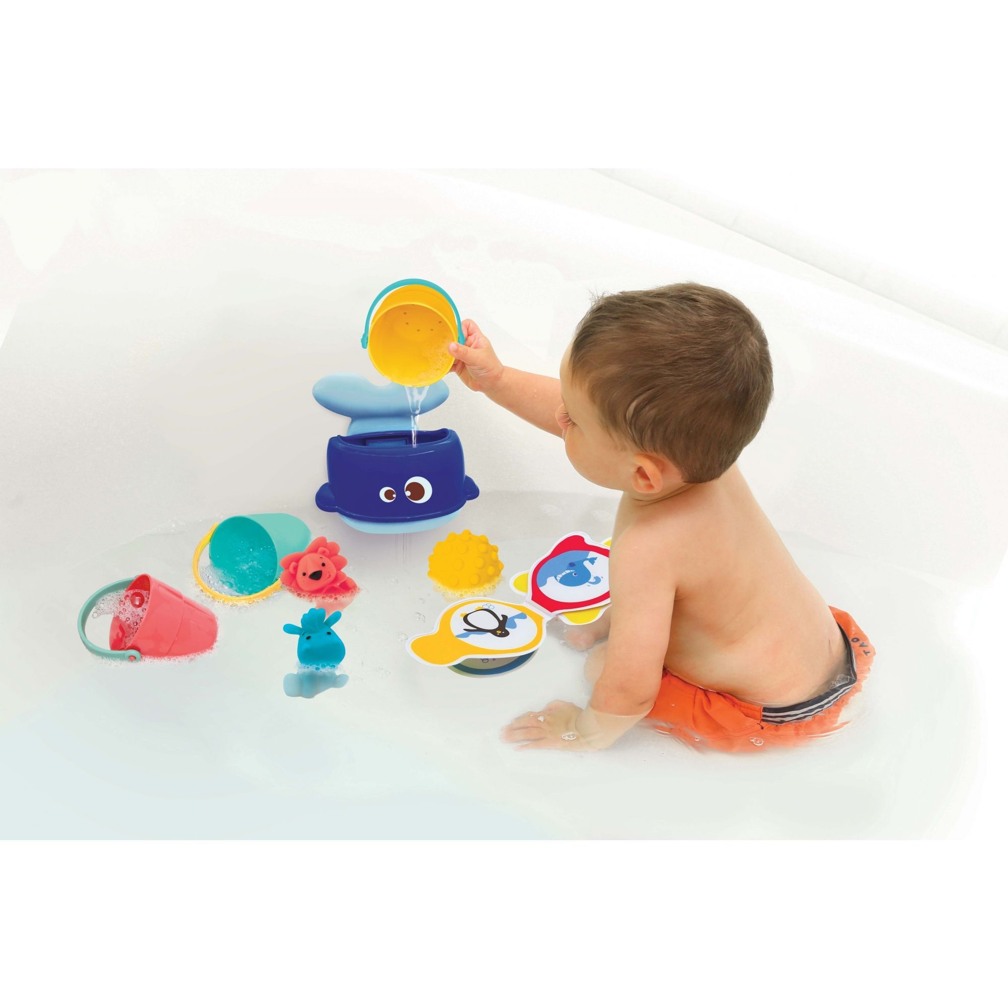 Jouet de bain LUDI Sac a dos de bain