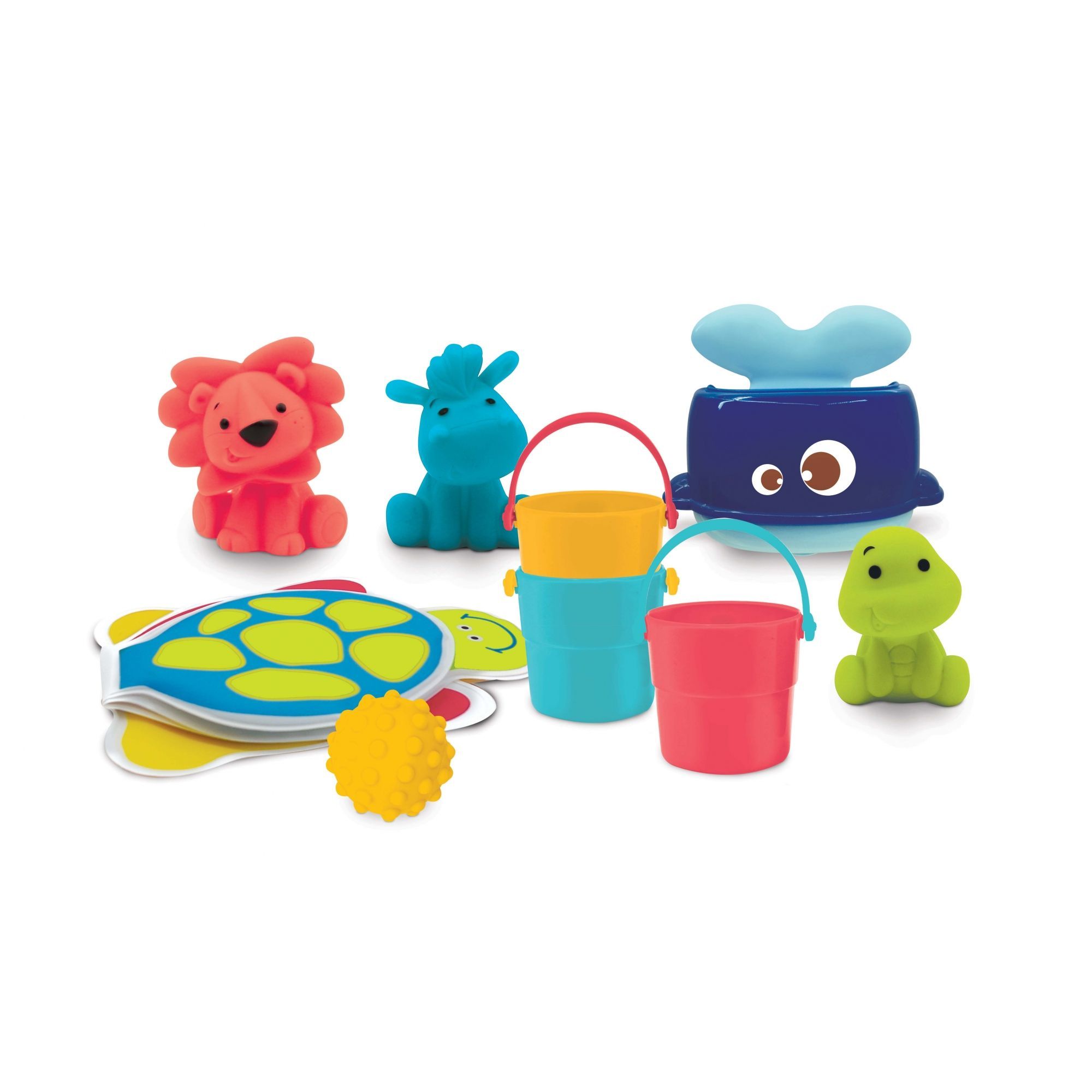 Valisette de bain LUDI - Kit complet de jouets d'eau pour enfant