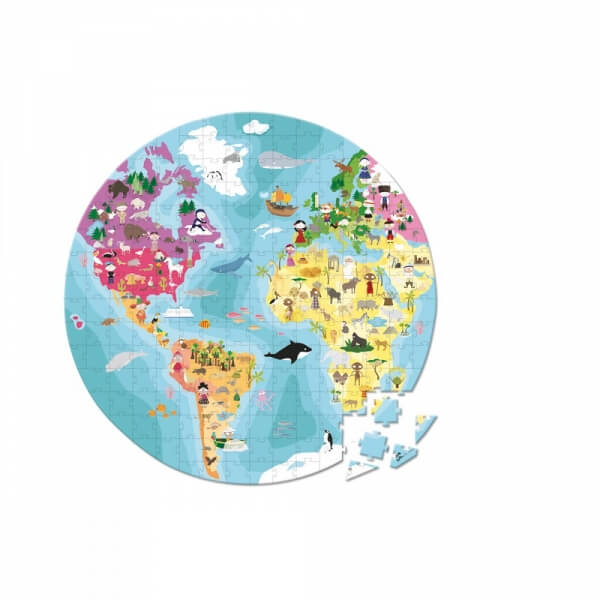 Puzzle recto/verso planète bleue 208 pièces