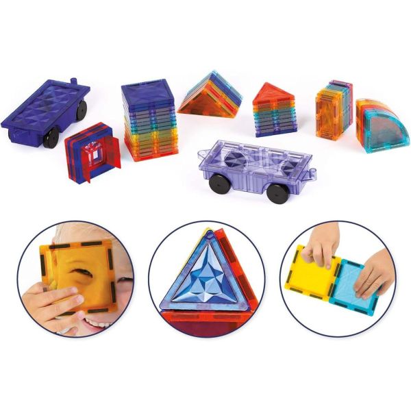 Jeu de construction Véhicules magnétiques 63 pièces