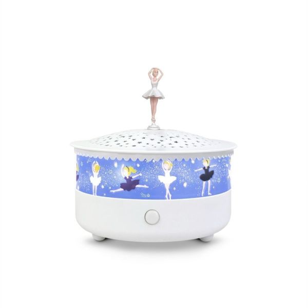 Veilleuse - Projecteur d'Etoiles - Musical - Détection des Pleurs - Rechargeable USB