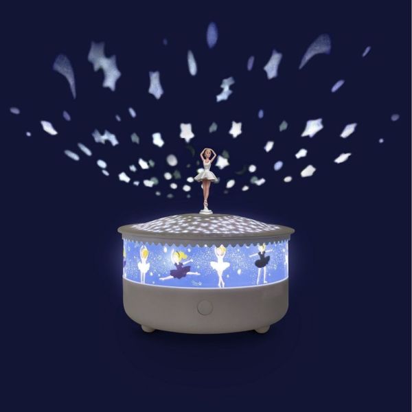 Veilleuse - Projecteur d'Etoiles - Musical - Détection des Pleurs - Rechargeable USB