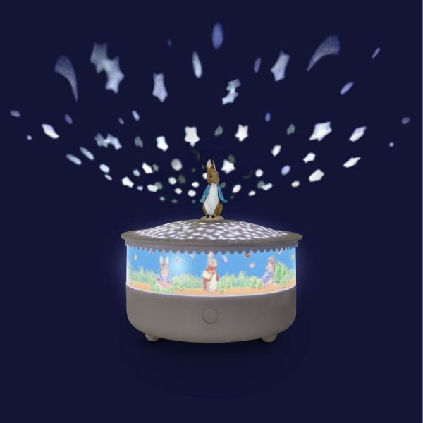 Veilleuse - Projecteur d'Etoiles - Musical - Détection des Pleurs - Rechargeable USB