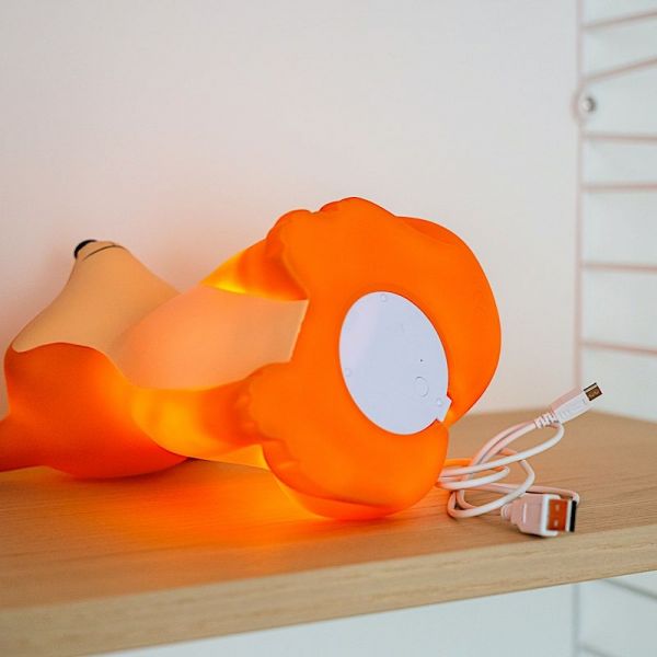 Veilleuse César rechargeable - Orange