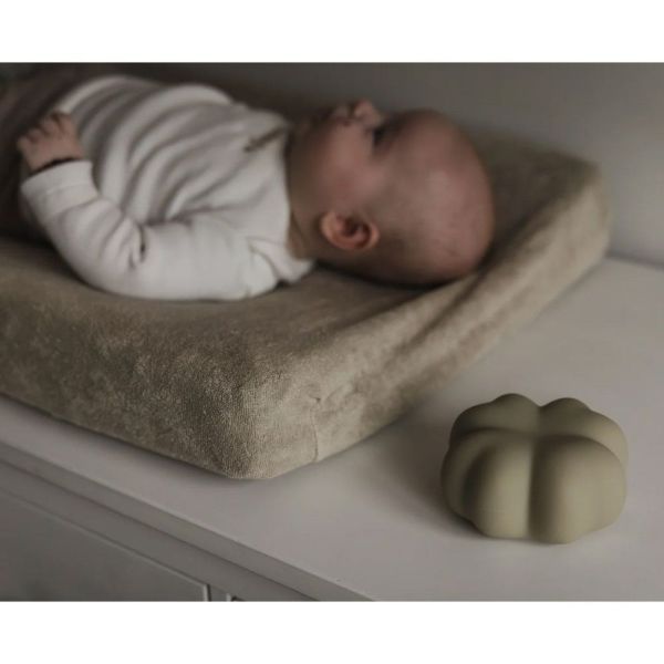 Veilleuse bébé et allaitement trèfle Luck gris clair