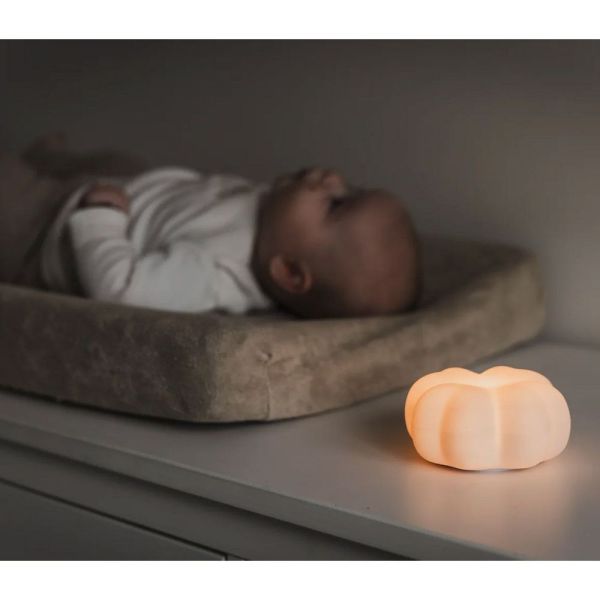 Veilleuse bébé et allaitement trèfle Luck gris clair