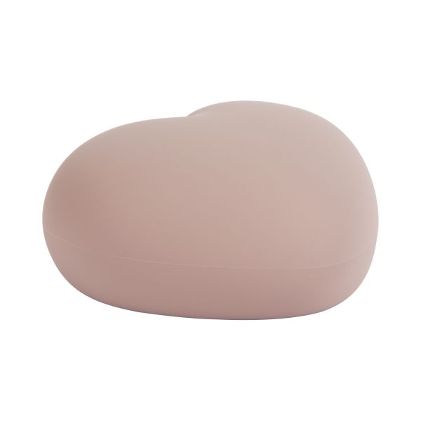 Veilleuse bébé et allaitement cœur Ruby vieux rose