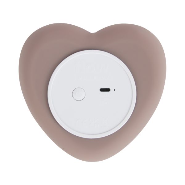 Veilleuse bébé et allaitement cœur Ruby vieux rose