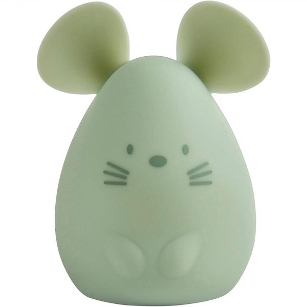 Veilleuse médium souris verte 12cm  silicone