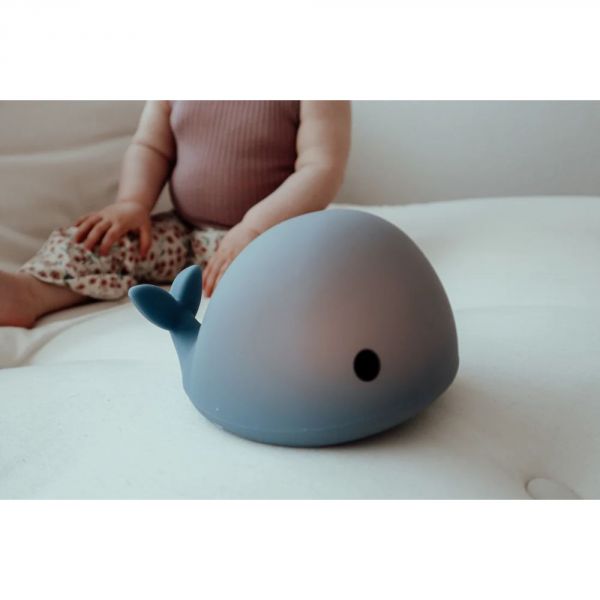 Veilleuse Moby bleu rechargeable