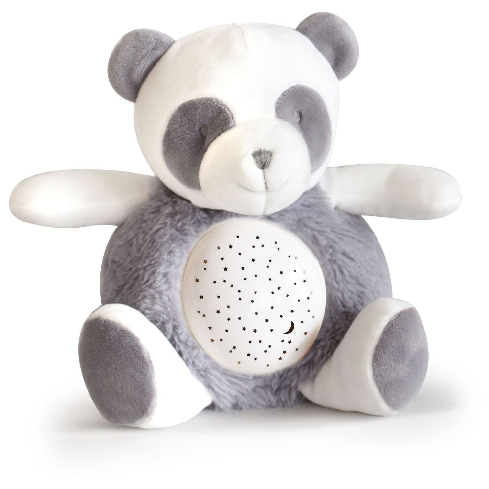 Tapis de Parc Panda gris - Doudou et compagnie