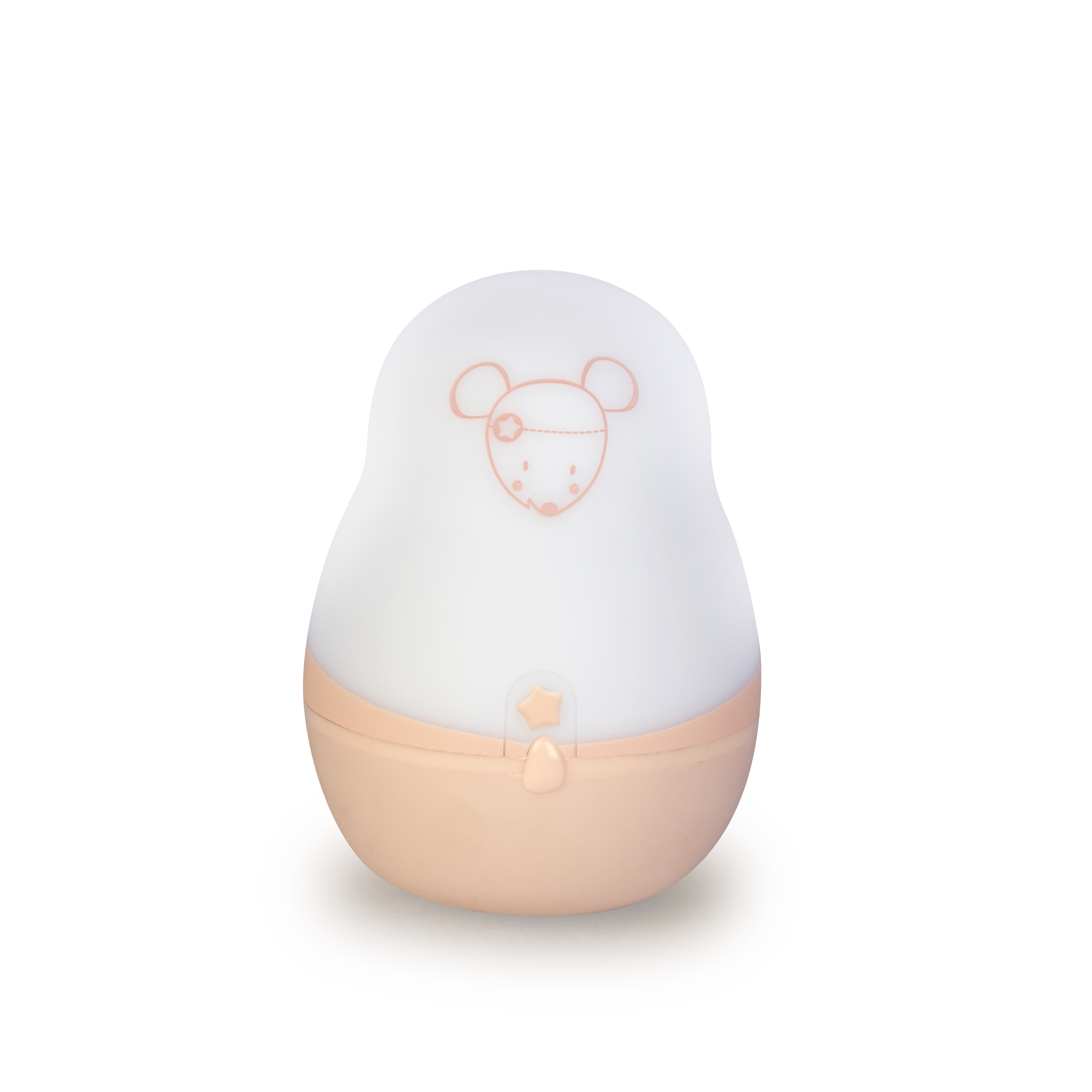Veilleuse Nomade Barbapapa Pabobo - Sans Fil, Rechargeable Sur Socle - LED Froide - Enfant Et Bébé - Rose