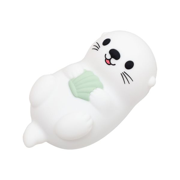 Veilleuse bébé silicone Loutre 17 cm