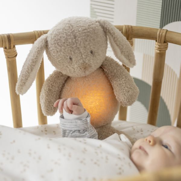Sleepy veilleuse peluche lapin Teddy Bouclette