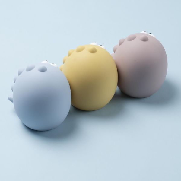 Veilleuse silicone Dino Bleu