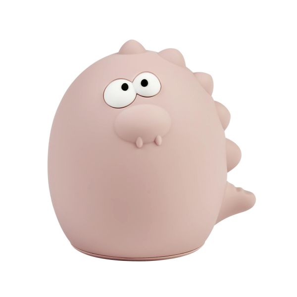 Veilleuse silicone Dino rose
