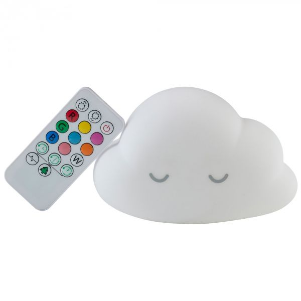 Veilleuse silicone grand Nuage à télécommande