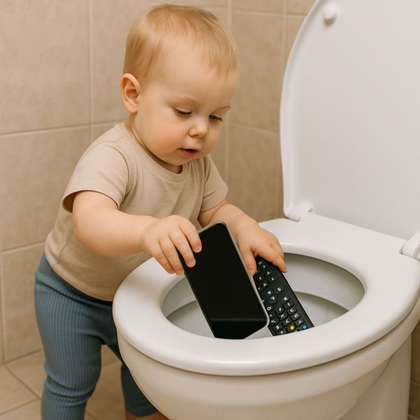 Verrou de sécurité pour toilettes