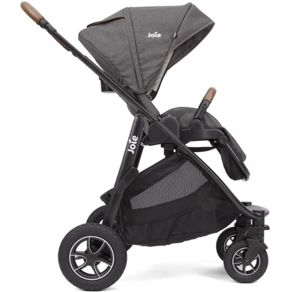 Poussette trio Versatrax + siège auto i-Snug 2 + nacelle Ramble XL Shell gray gris