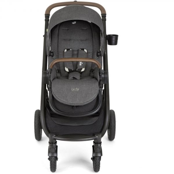 Poussette trio Versatrax + siège auto i-Snug 2 + nacelle Ramble XL Shell gray gris