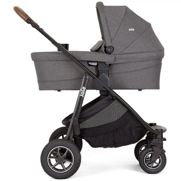 Poussette trio Versatrax + siège auto i-Snug 2 + nacelle Ramble XL Shell gray gris