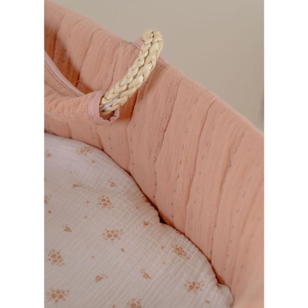 Couffin bébé, mousseline de coton bio