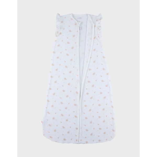 Gigoteuse 100cm, Mousseline de coton bio, 6-24 mois - Fleurs d'Antan