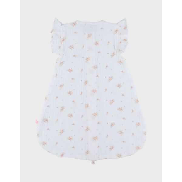 Gigoteuse 50cm , Mousseline de coton bio, 0-3 mois  - Fleurs d'Antan