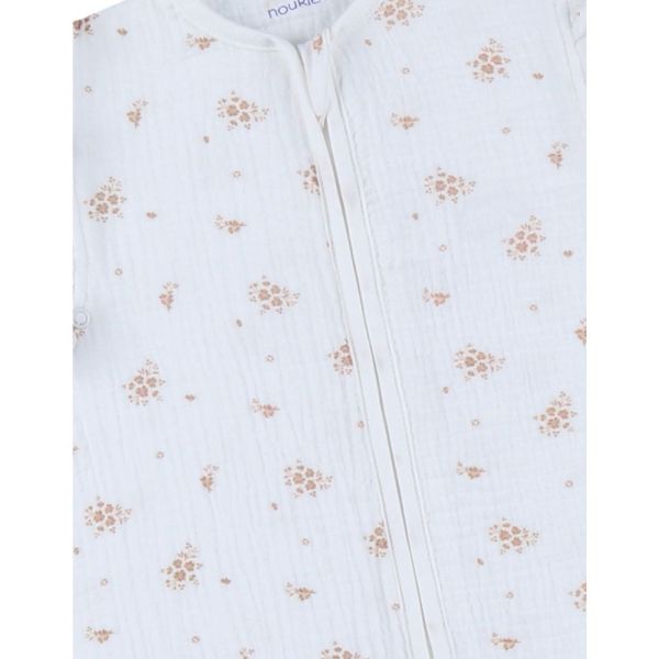 Gigoteuse 50cm , Mousseline de coton bio, 0-3 mois  - Fleurs d'Antan