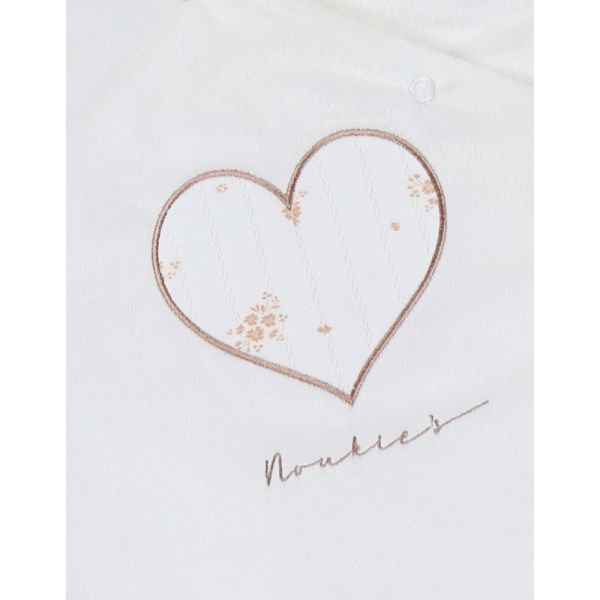 Gigoteuse 50cm, Veloudoux, 0-3 mois  - Fleurs d'Antan