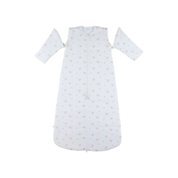 Gigoteuse nomade 100cm, coton bio, 6-24 mois, Fleurs d'Antan