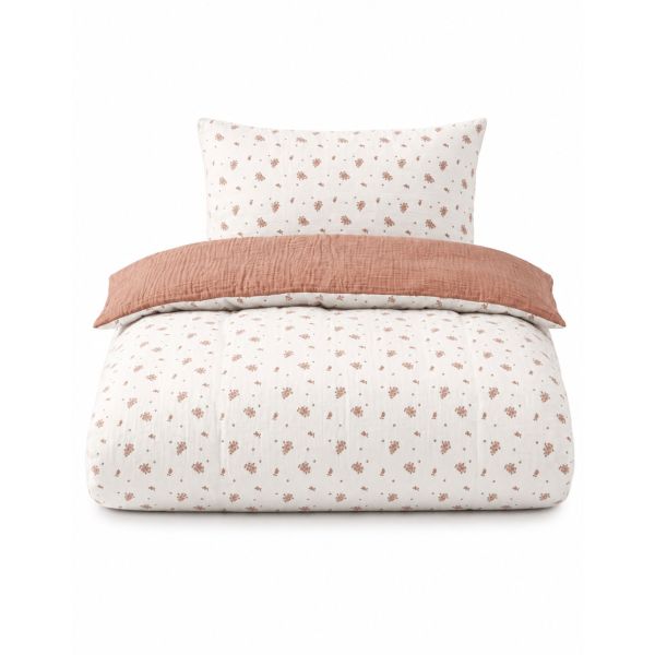Housse de couette 100 x 140 cm Fleurs d'Antan
