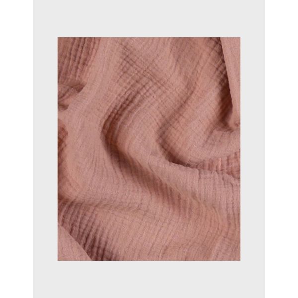 Lot de 2 langes 100x100cm, Mousseline de coton bio - Fleurs d'Antan