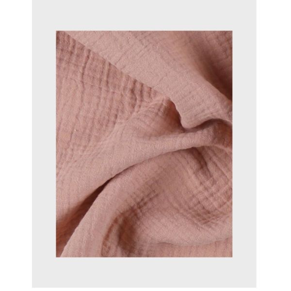 Lot de 3 langes 70x70cm, Mousseline de coton bio - Fleurs d'Antan