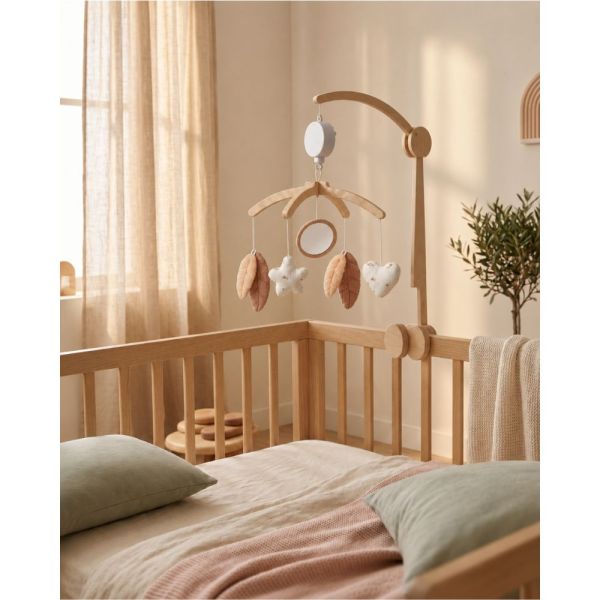 Mobile Musical en bois Vintage Flowers