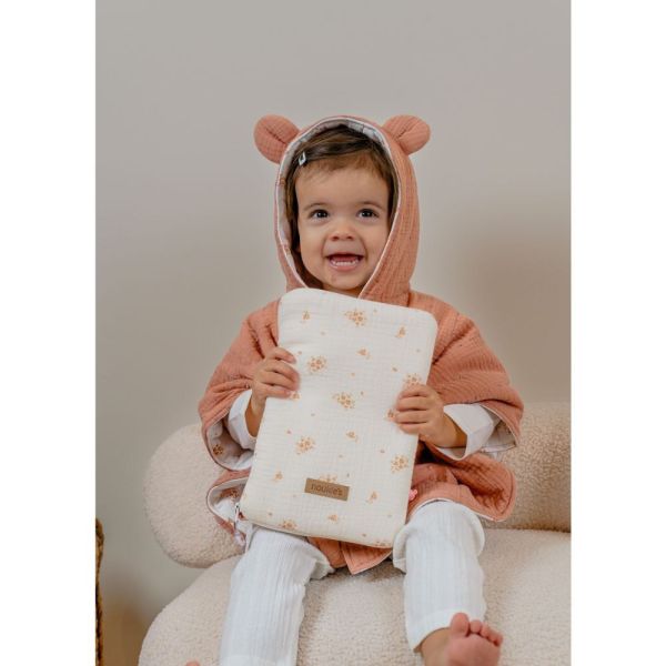 Protège carnet de santé - Fleurs d'antan