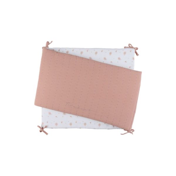 Tour de lit, Mousseline bio - Fleurs d'Antan