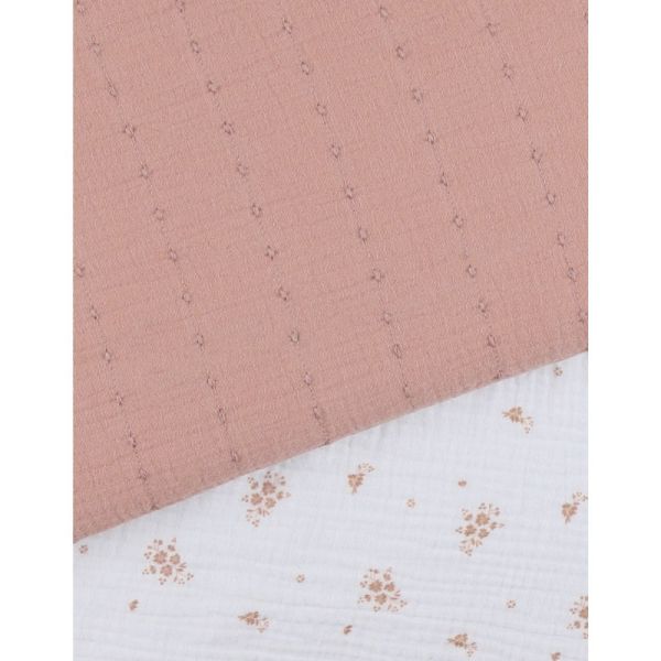 Tour de lit, Mousseline bio - Fleurs d'Antan