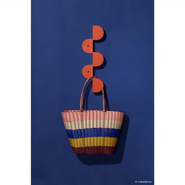 Porte-manteaux mural en acier Vibes Burnt Red
