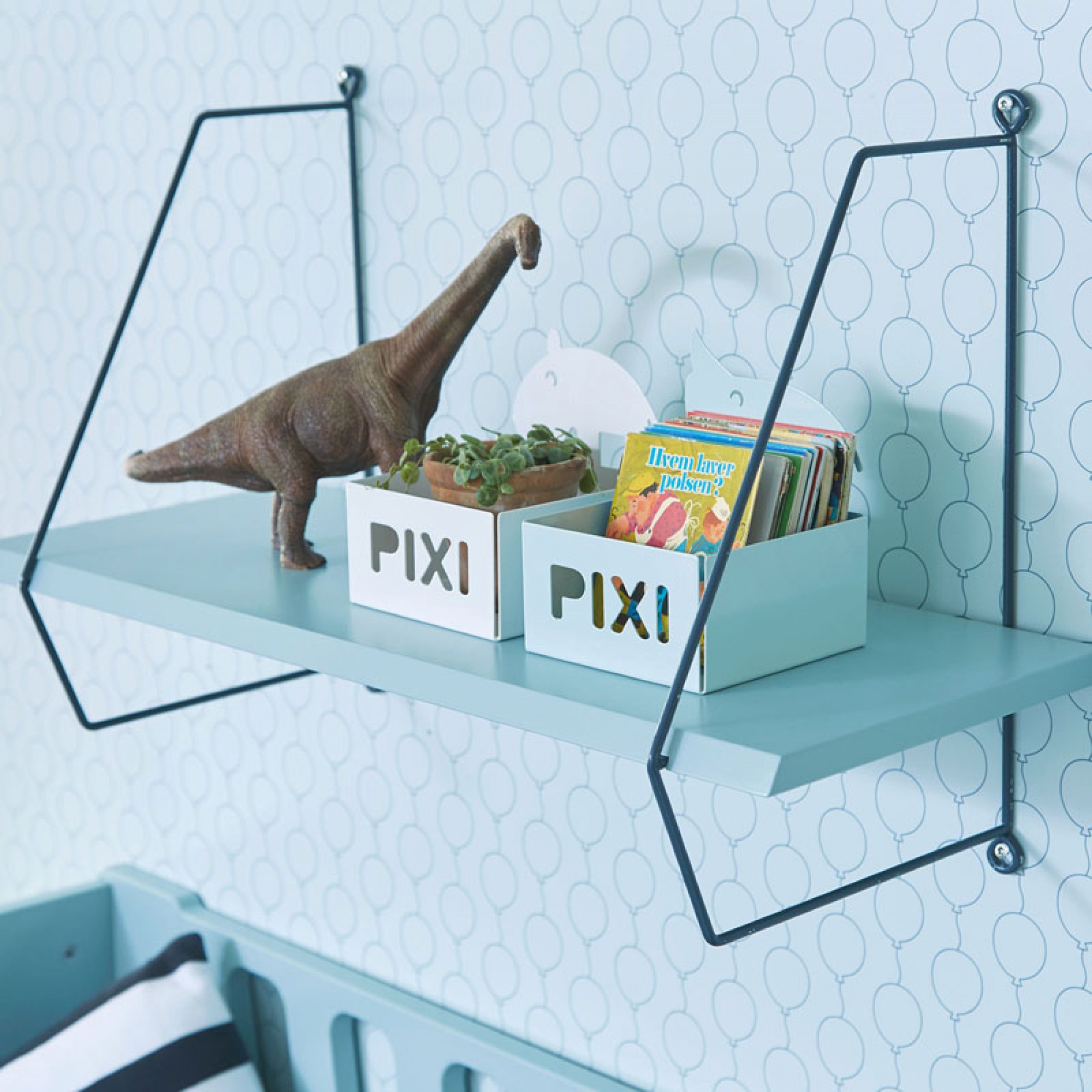 Done By Deer Vide Poches Mural En Metal Ozzo White Made In Bebe