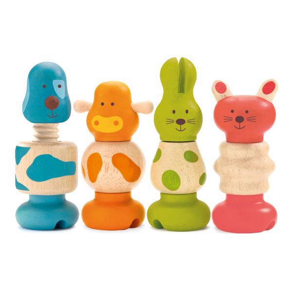 Jeu d'assemblage Vis-Animo collection Baby Couleur