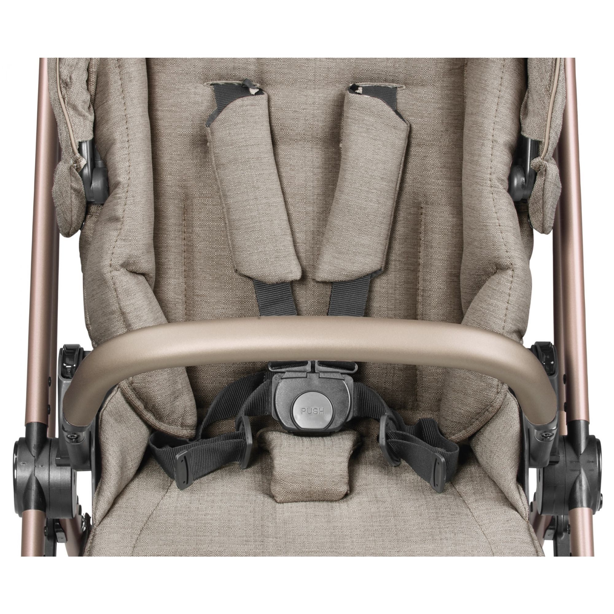 POUSSETTE RÉVERSIBLE + MAXI COSI + SAC A LANGER BEIGE – MON BÉBÉ