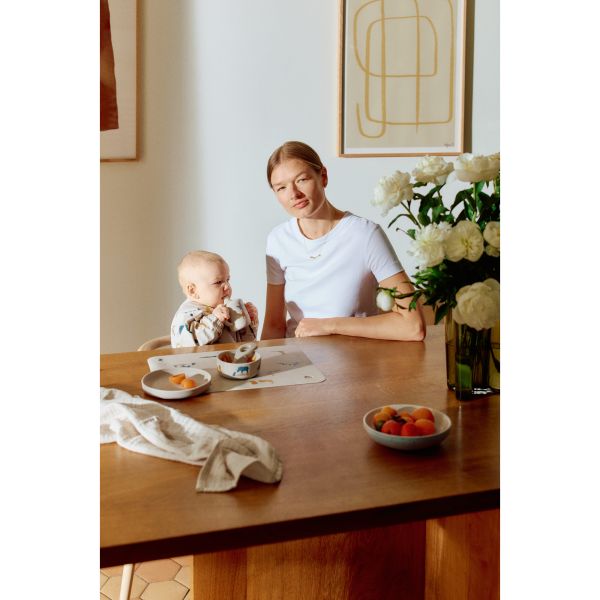 Coffret repas bébé silicone Vivi All together Sandy