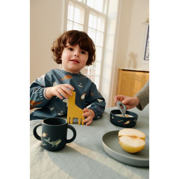 Coffret repas bébé silicone Vivi Arctic Sea Ocean view
