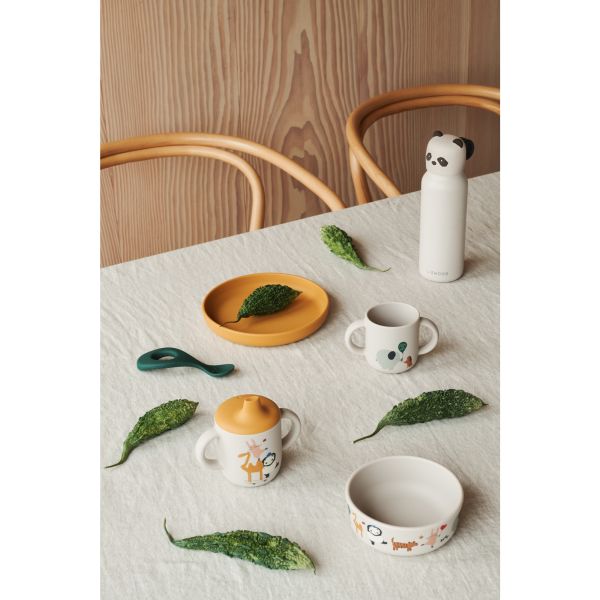 Coffret repas bébé silicone Vivi Around the world Sandy