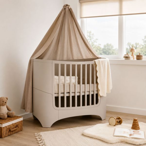 Voile de lit bébé Classic Mocca